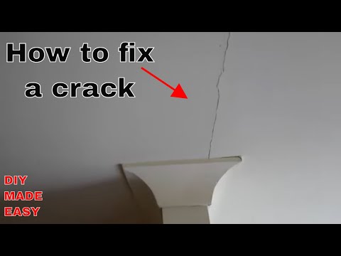 Thumbnail for How to fix a crack in a wall or ceiling - DIY