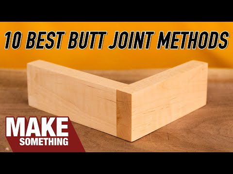 Thumbnail for 10 Best Butt Joint Methods | Woodworking Tips & Tricks