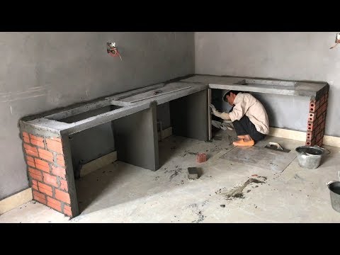 Thumbnail for Techniques Build Kitchen Cooking Table Traditional // Install Granite Kitchen Countertop