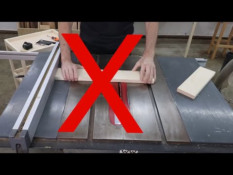 Thumbnail for A step-by-step guide to making your first table saw cuts. TABLESAW BASICS.