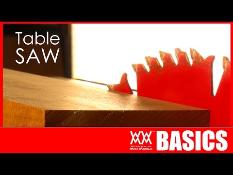 Thumbnail for 7 Things To Get You Started Using A Table Saw | WOODWORKING BASICS